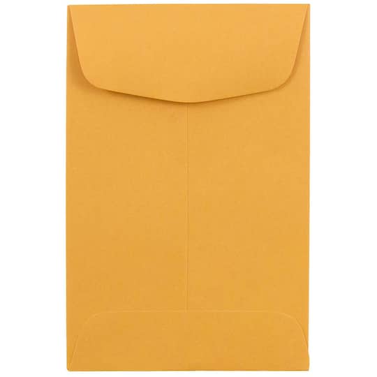 JAM Paper #4 Brown Kraft Manila Coin Business Commercial Envelopes